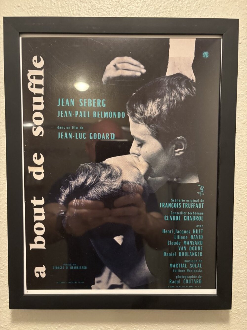 Breathless (a bout de souffle, 1960) Framed 8.5x11 Inch Art Print